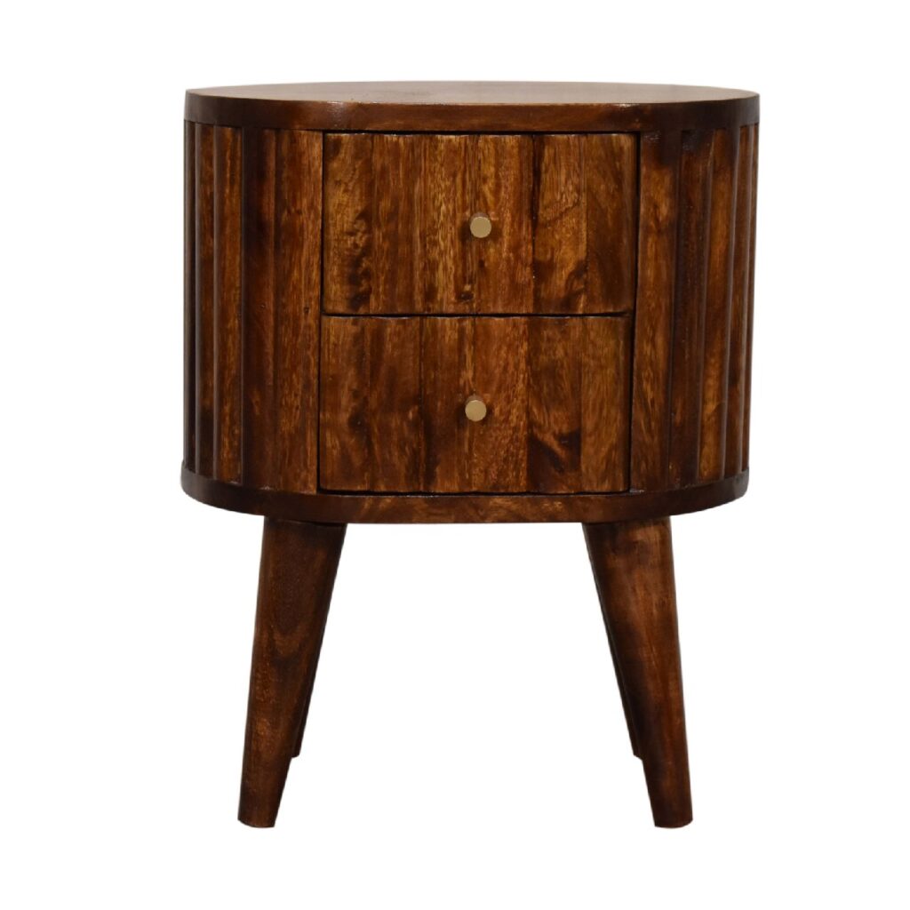 Canada Stripe Chestnut Nightsand Suppliers