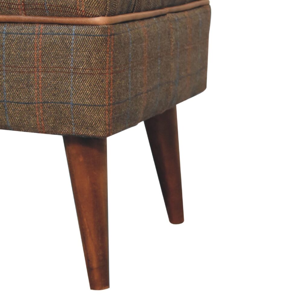 Multi Tweed Buffalo Pipe Bench - Image 6