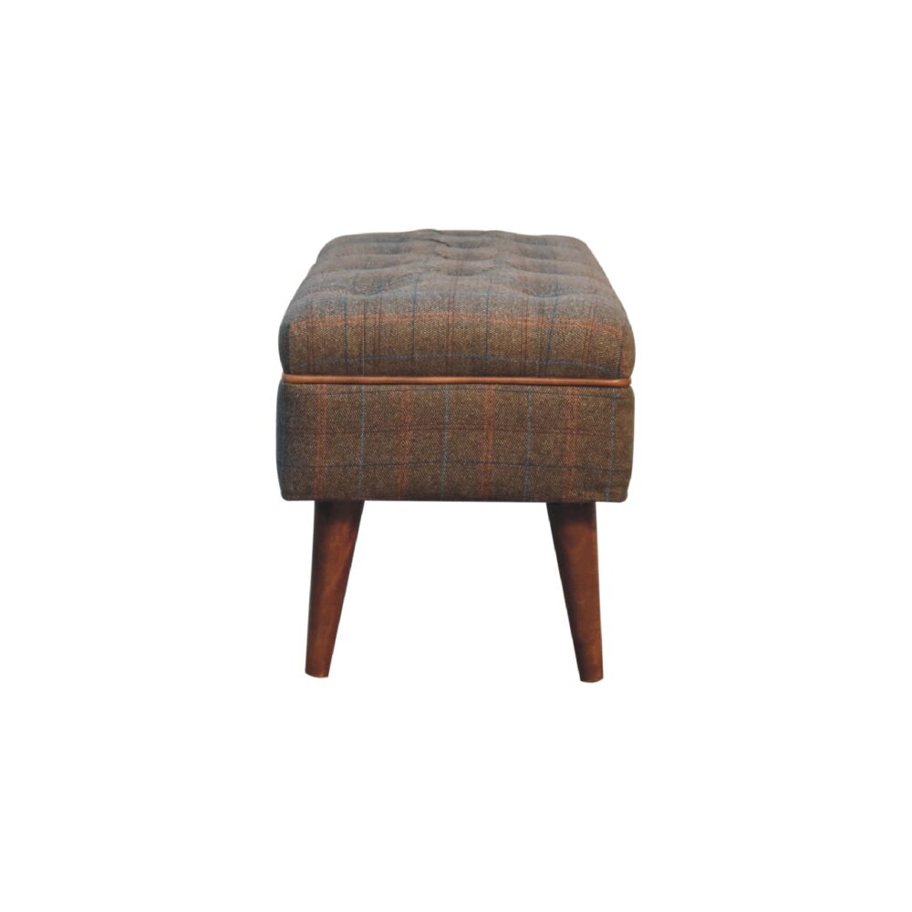Multi Tweed Buffalo Pipe Bench - Image 7