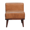 Tan Buffalo Backrest Footstool - Image 10