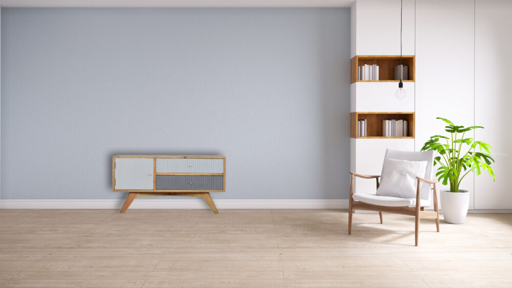 Line Grey Painted Media Unit - Image 10