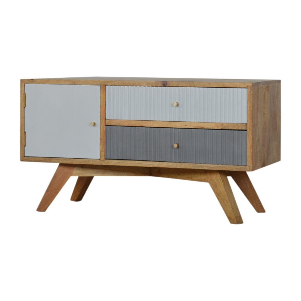 Line Grey Painted Media Unit - Image 2