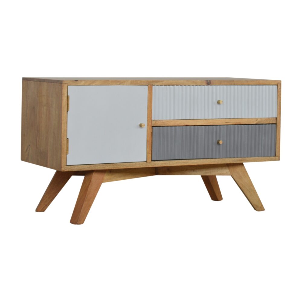 Line Grey Painted Media Unit - Image 3