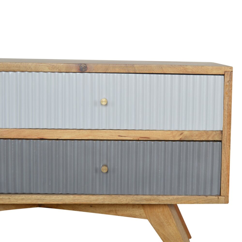 Line Grey Painted Media Unit - Image 5