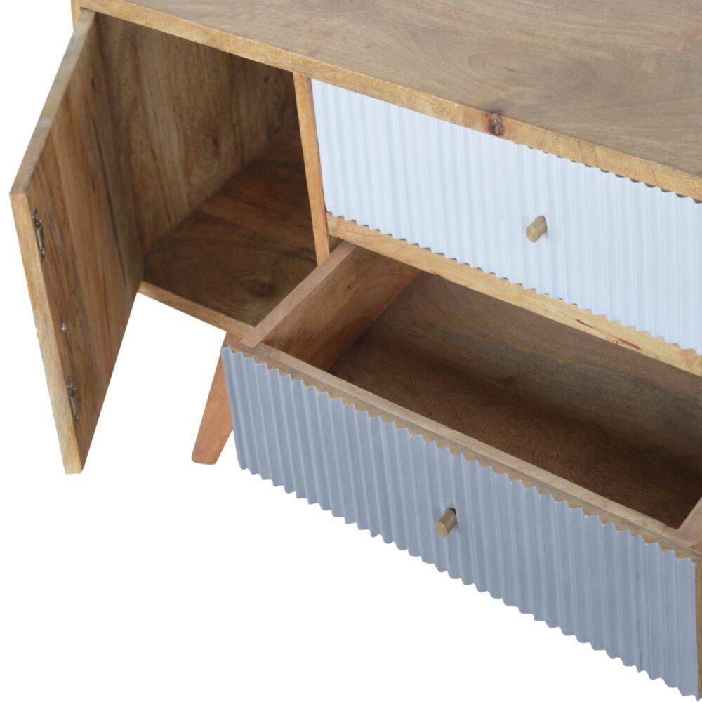 Line Grey Painted Media Unit - Image 6