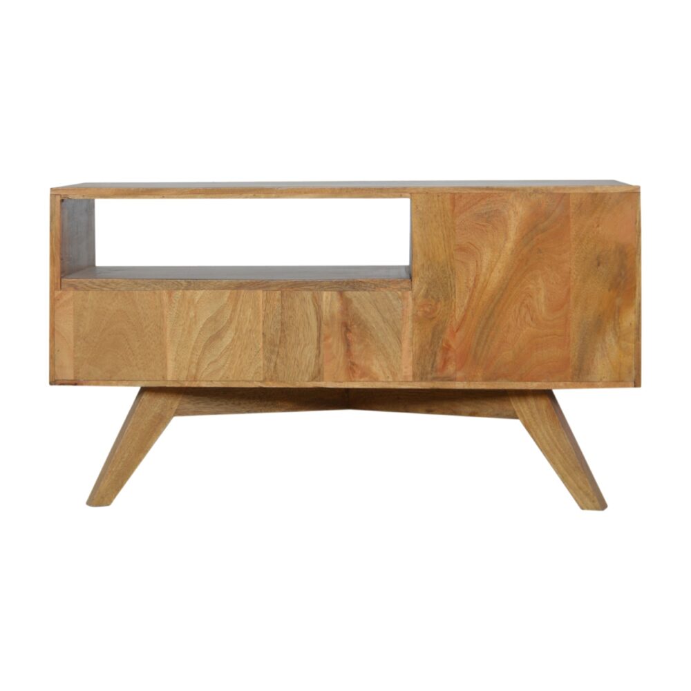 Line Grey Media Unit with Open Slot - Image 9