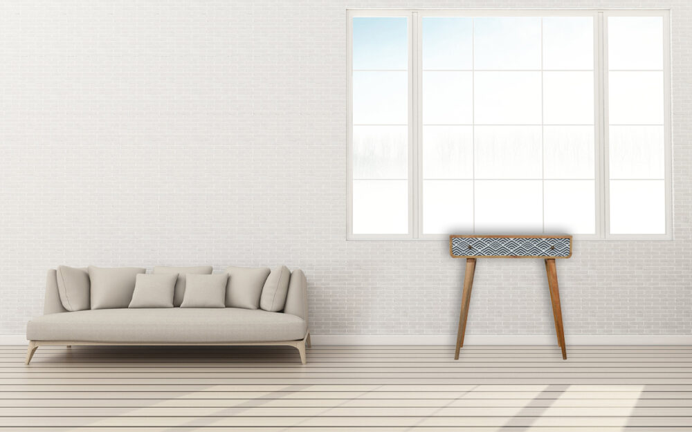 Monochrome Print Console Table - Image 10