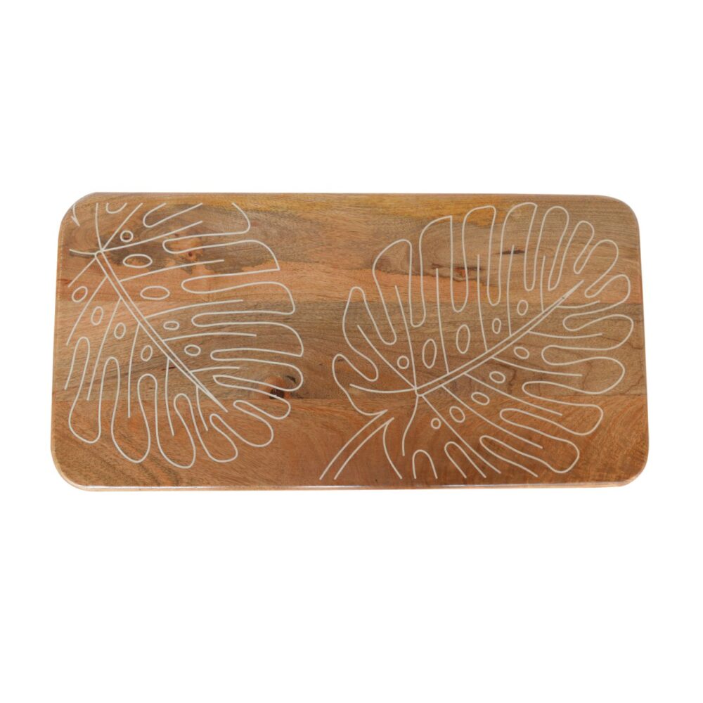 Leaf Resin Print Bench - Image 4