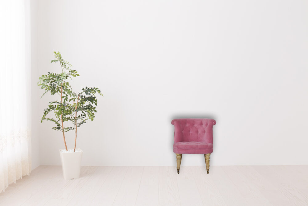 Pink Velvet Accent Chair - Image 10