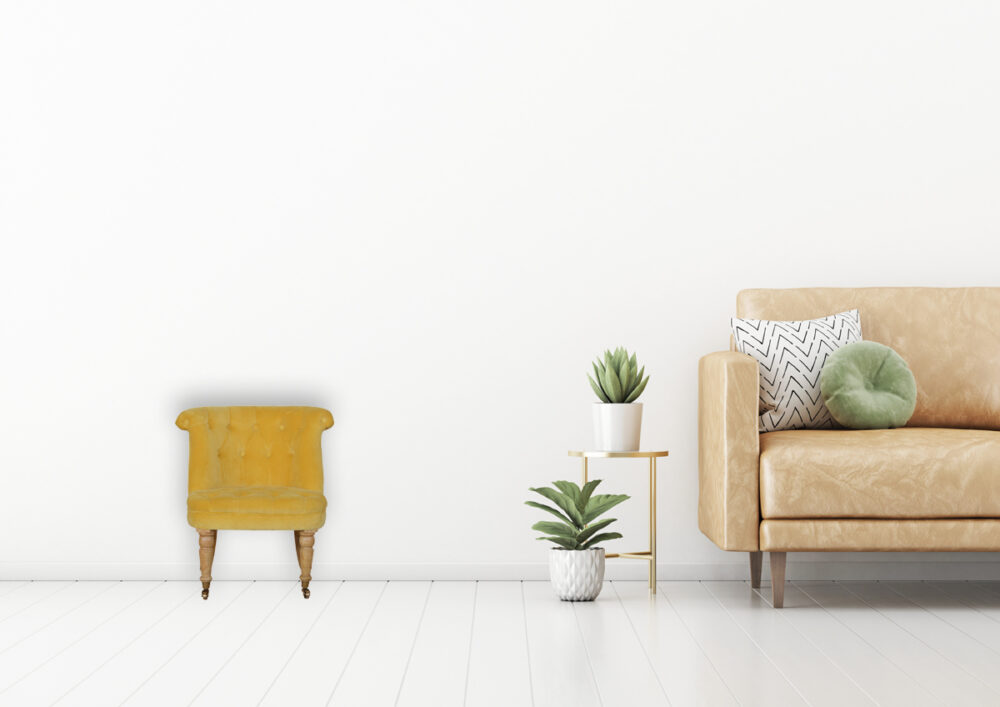 Mustard Velvet Accent Chair - Image 10
