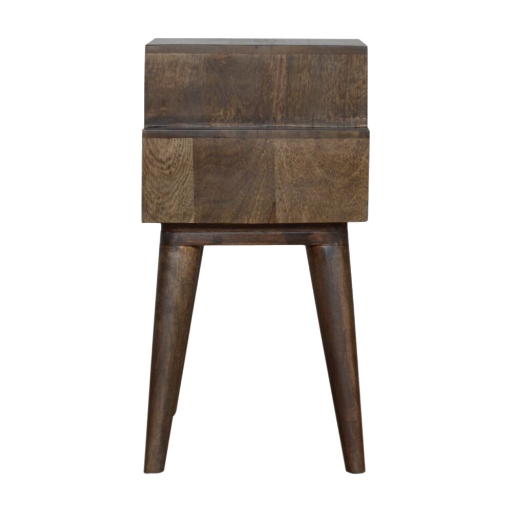 Walnut and White Painted Nightsand - Image 8