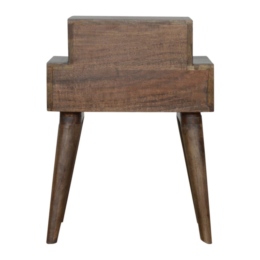 Walnut and White Painted Nightsand - Image 9