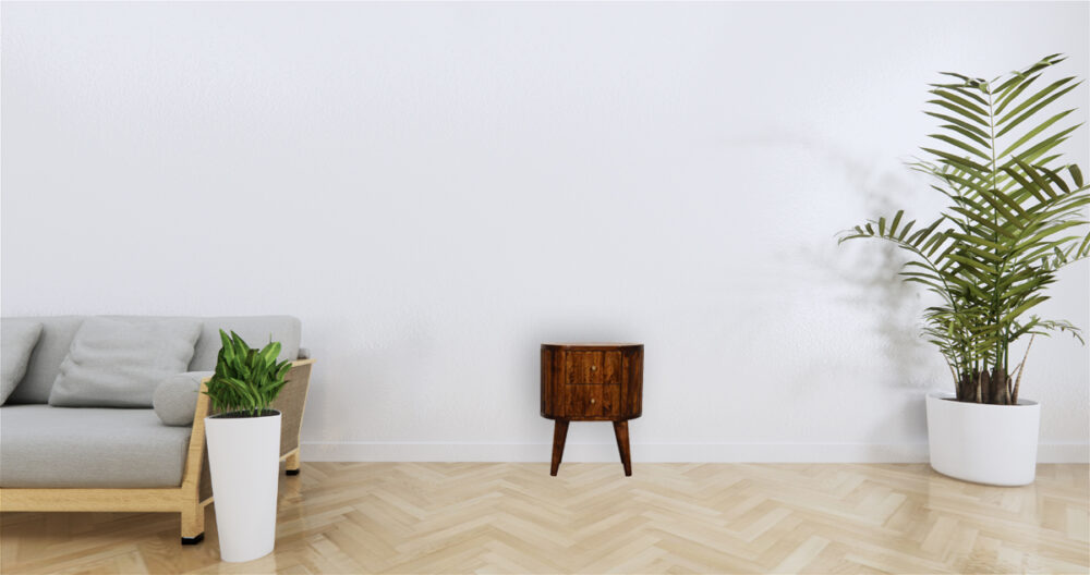 Stripe Chestnut Nightsand - Image 10