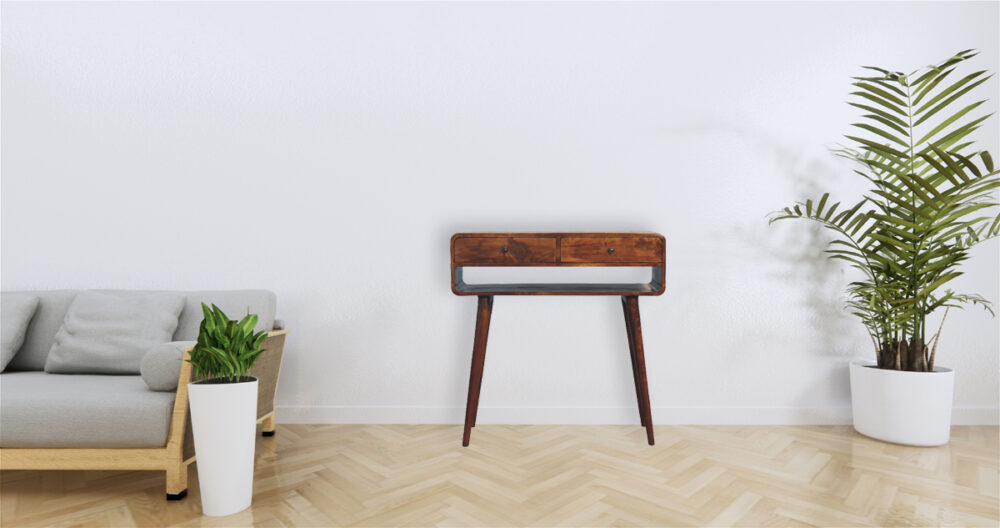 Sonata Chestnut Console Table - Image 10
