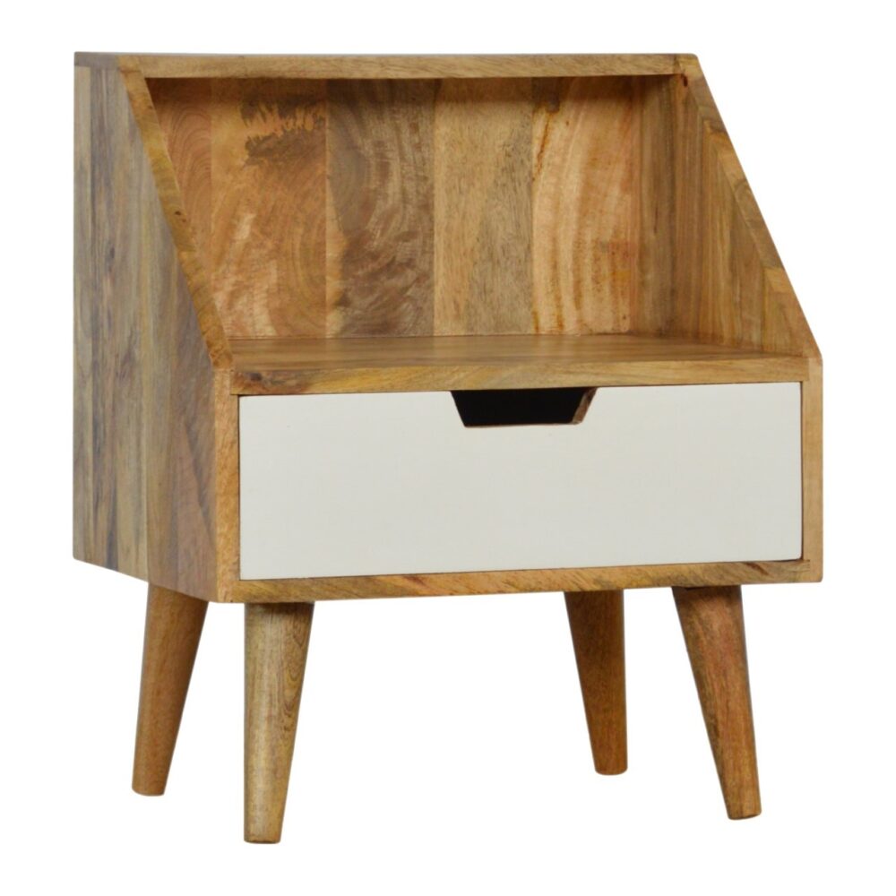 wholesale IN667 - White Painted Raised Back Bedside for resale