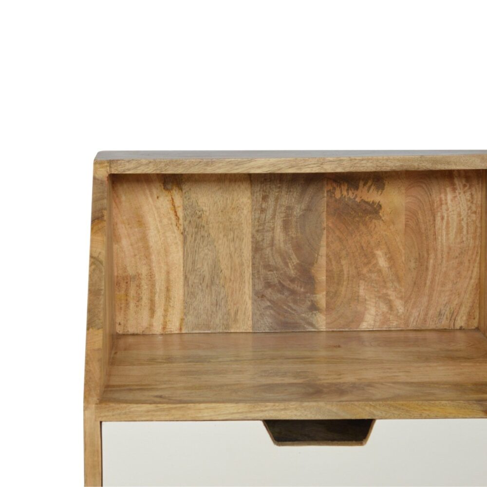 IN667 - White Painted Raised Back Bedside dropshipping