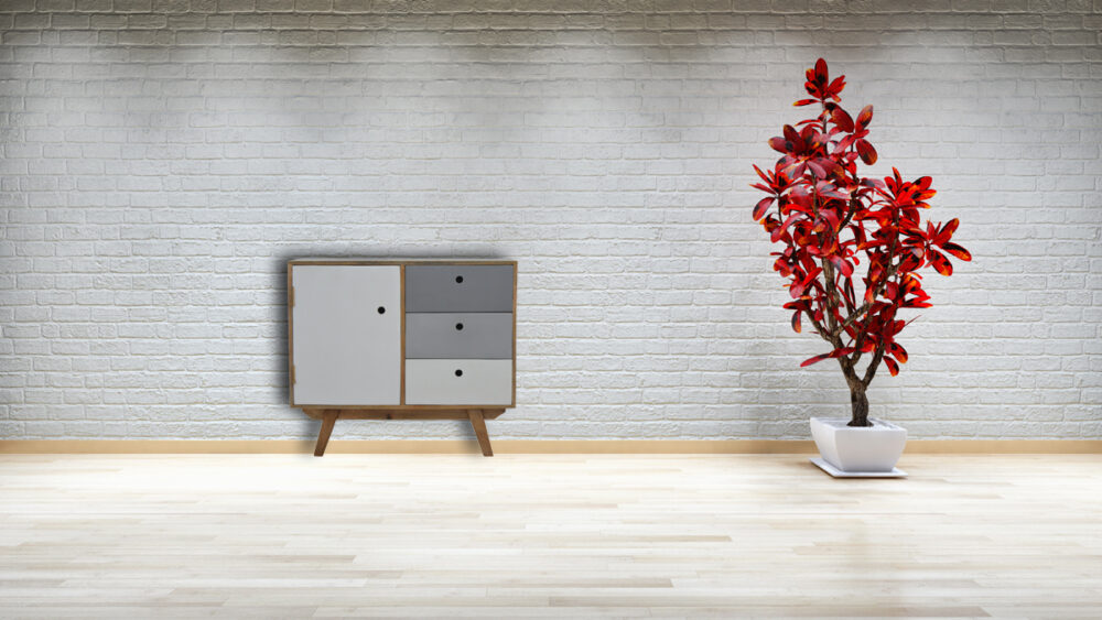 Two Tone Hand Painted Cabinet - Image 10
