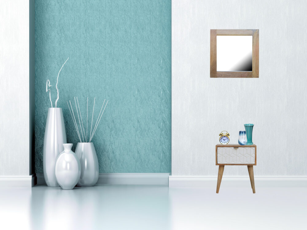 Sleek White Carved Nightsand - Image 10
