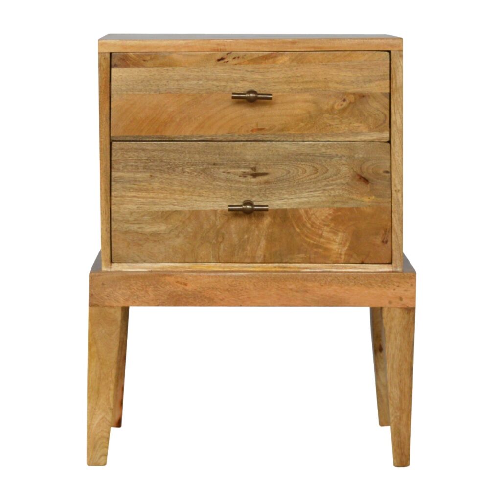 Canada Solid Wood Nightsand with T-Bar Knobs Suppliers