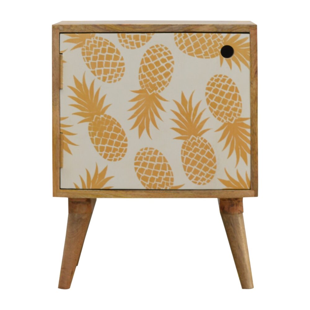 Canada Pineapple Screen Print Nightsand Suppliers