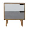 Canada Grey Painted Cut-out Nightsand Suppliers