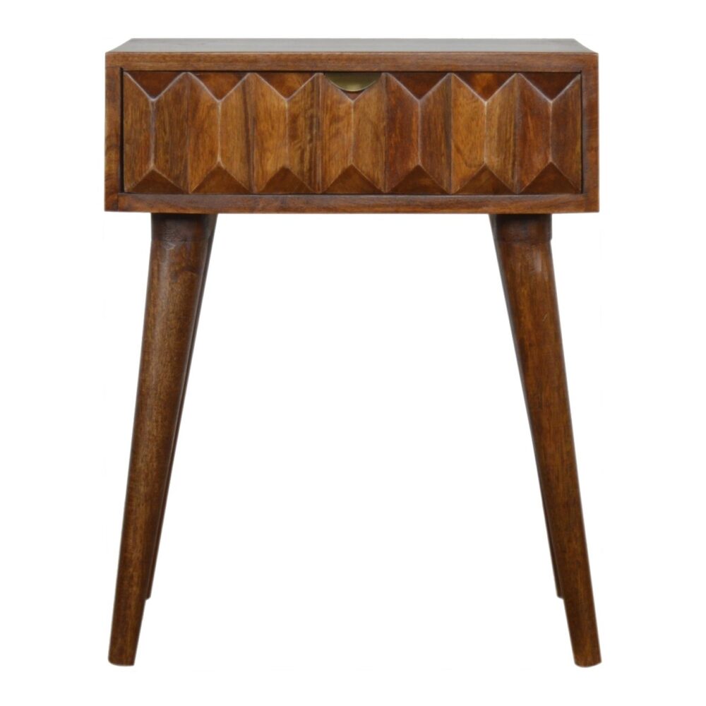 Canada Carved Chestnut Nightsand Suppliers