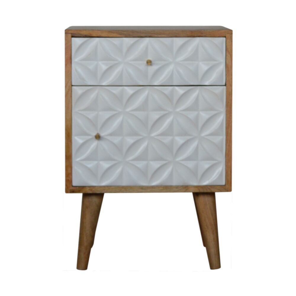 Canada Daisy Carved 1 Door Nightsand Suppliers