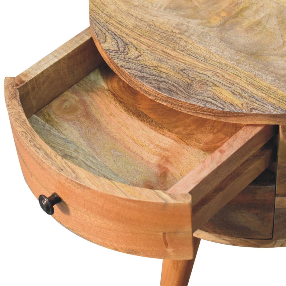 Odyssey Oak-ish Tripod Nightsand - Image 6