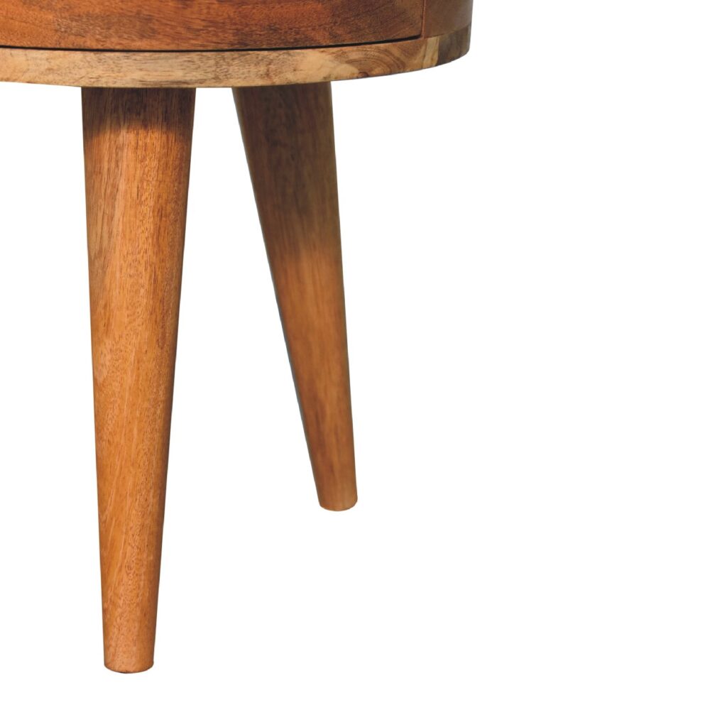 Odyssey Oak-ish Tripod Nightsand - Image 7