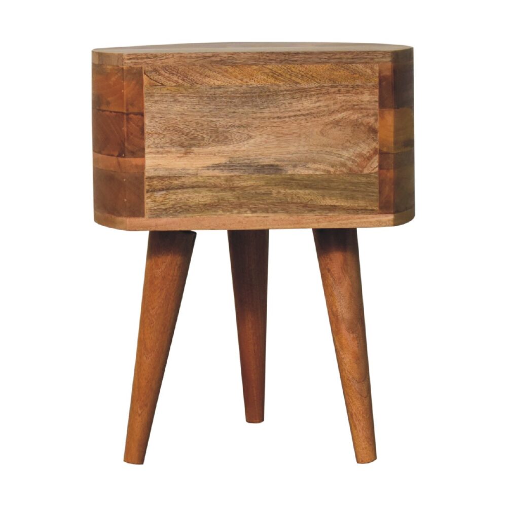 Odyssey Oak-ish Tripod Nightsand - Image 9