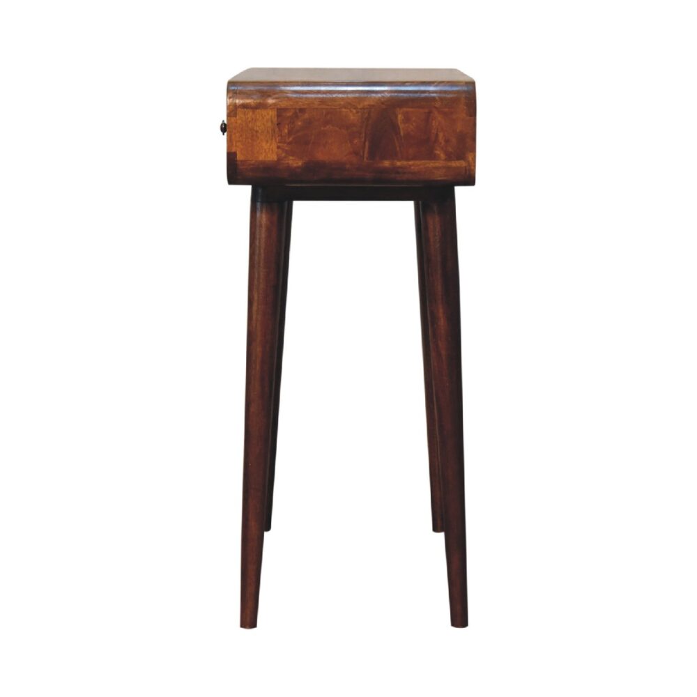 Chestnut Curved Hallway Table - Image 9