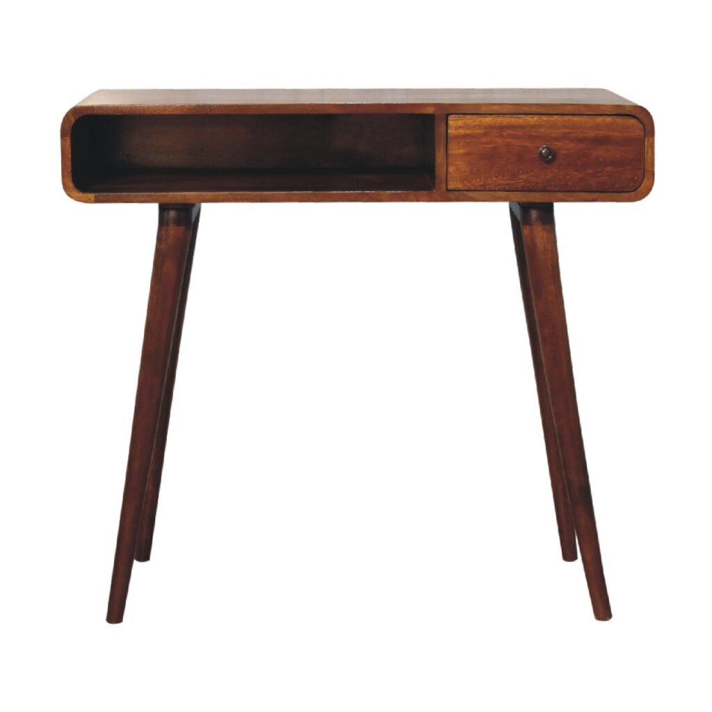 Canada Curved Chestnut Writing Desk Suppliers