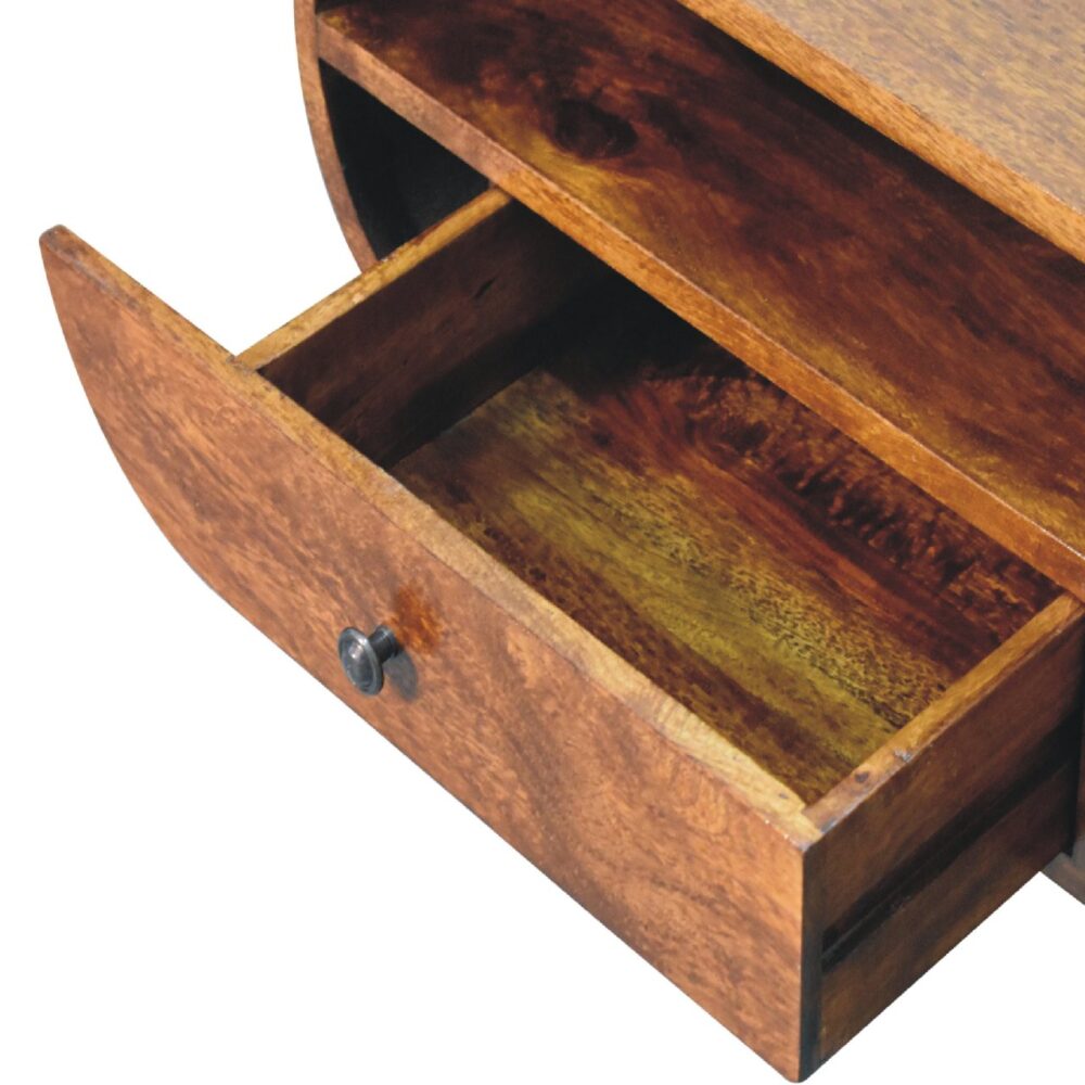 Chestnut Circular TV Stand - Image 7