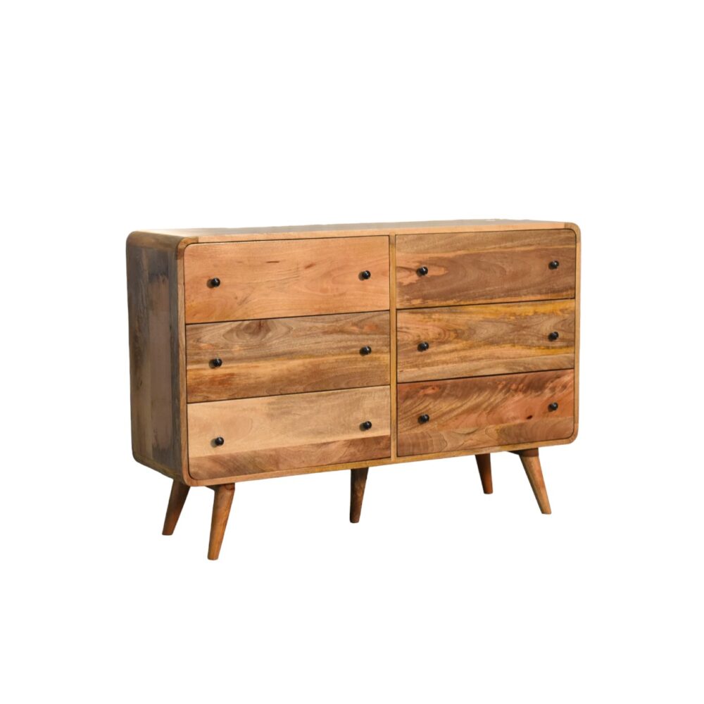 Large Curved Oak-ish Chest - Image 3