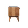 Oak-ish Nordic Storage Bench With Mud Linen - Image 7