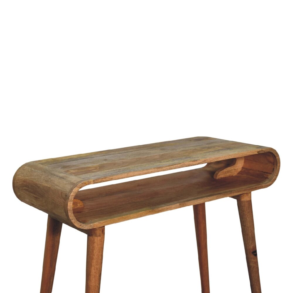 Amaya Chestnut Nordic Style Console Table - Image 6