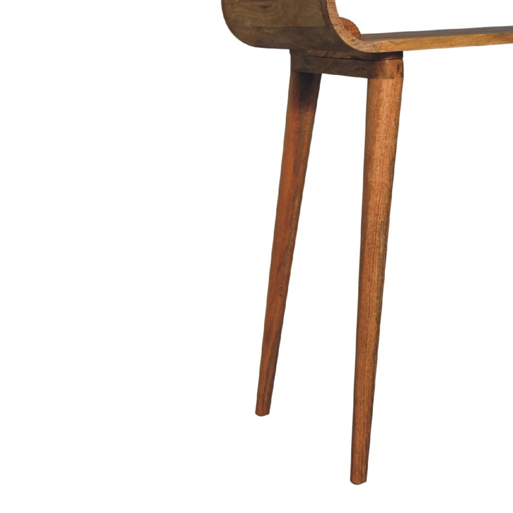 Amaya Chestnut Nordic Style Console Table - Image 8