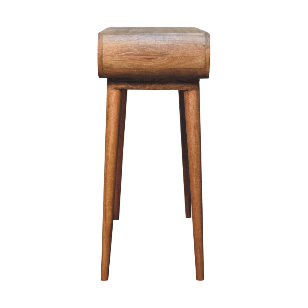 Amaya Chestnut Nordic Style Console Table - Image 2