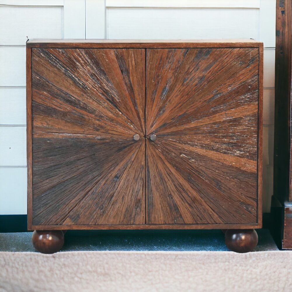 Sunrise Ball Walnut Cabinet - Image 10