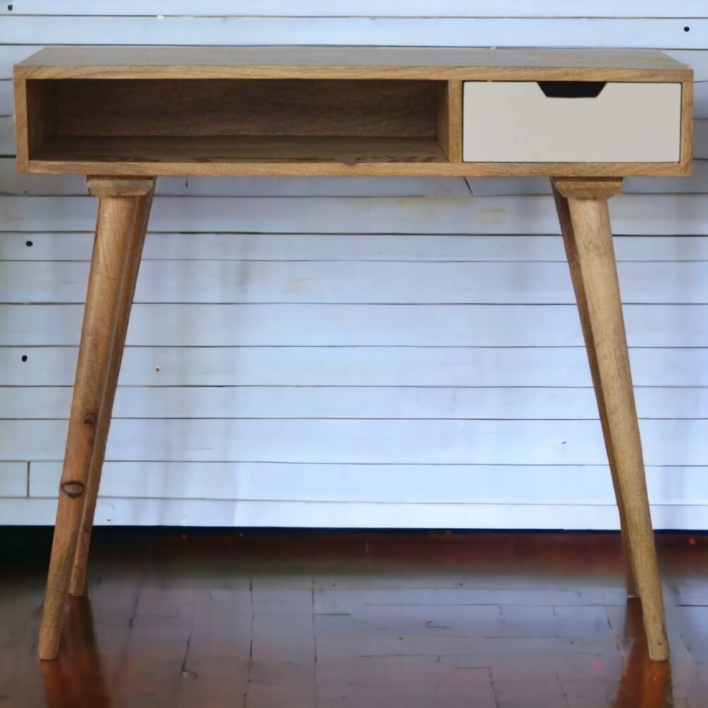 White Drawer Writing Desk - Image 10