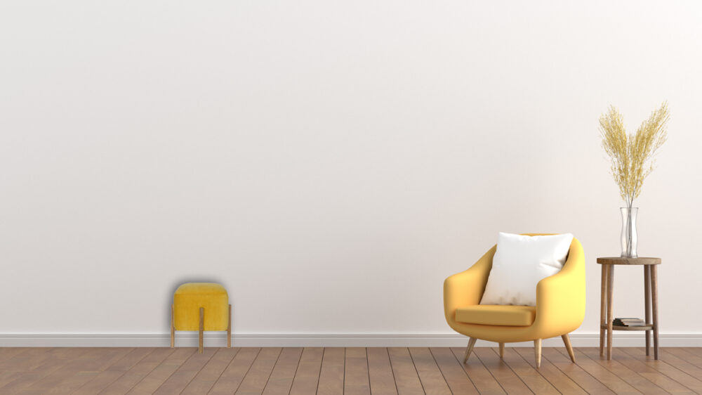 Canada Mustard Velvet Solid Footstool Suppliers