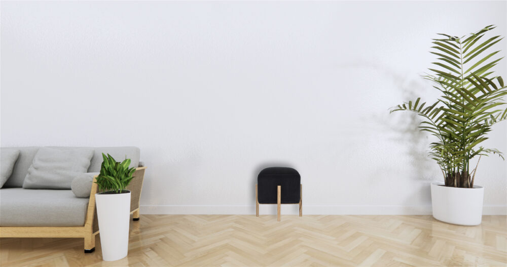 Canada Black Velvet Solid Wood Footstool Suppliers