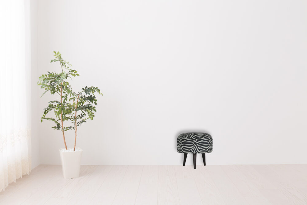 Canada Zebra Nordic Style Footstool Suppliers