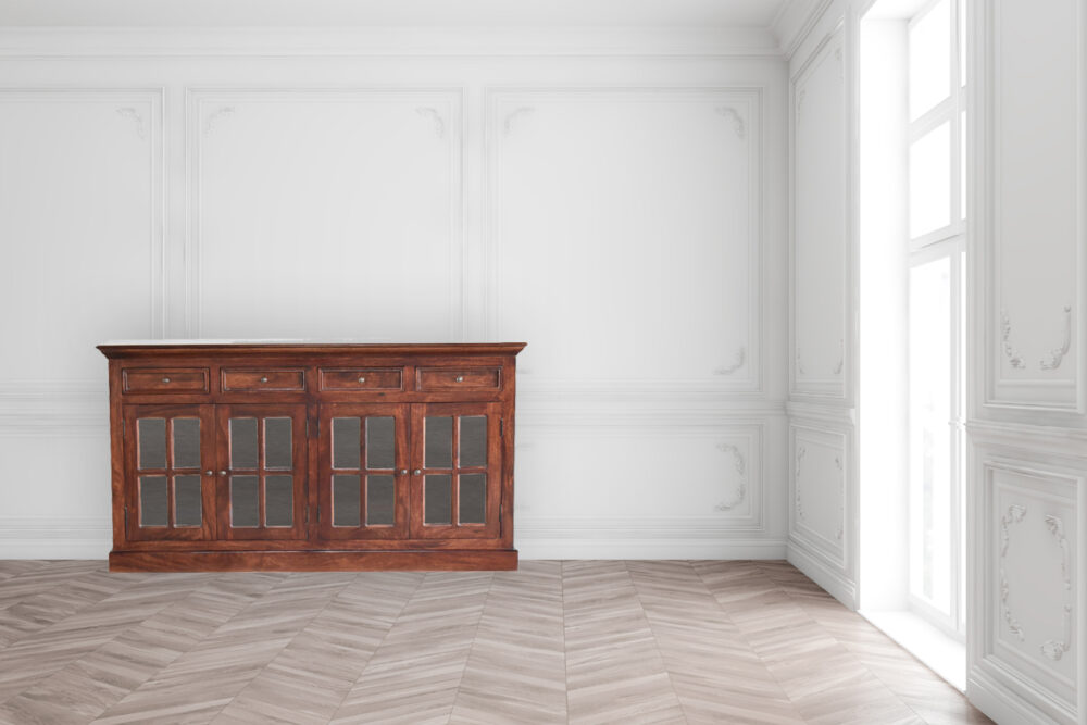 Large Cherry Glazed Sideboard - Image 12