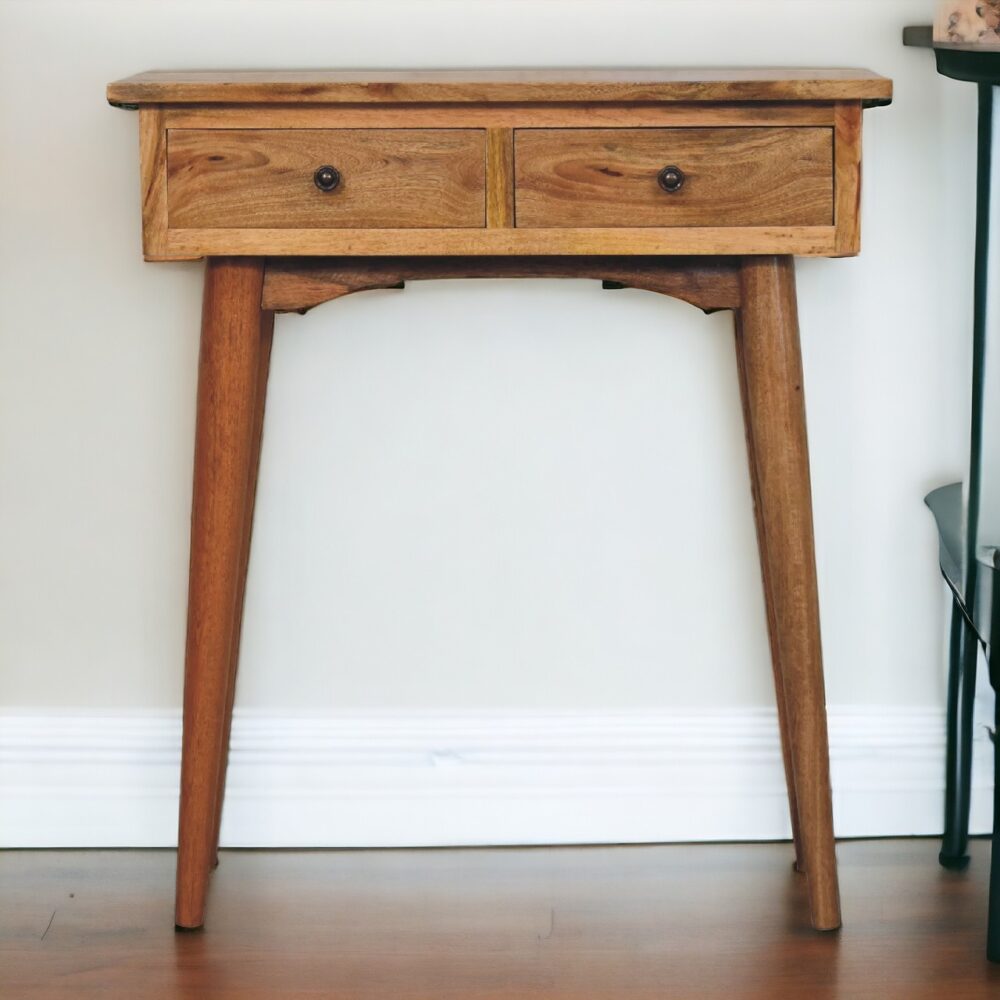 Mini Oak-ish Hallway Console Table - Image 10