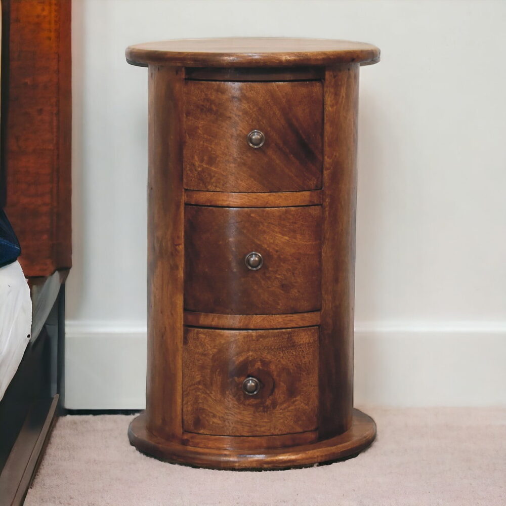 Mini Chestnut Drum Chest - Image 10