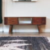 Chestnut Round Open Media Unit - Image 12