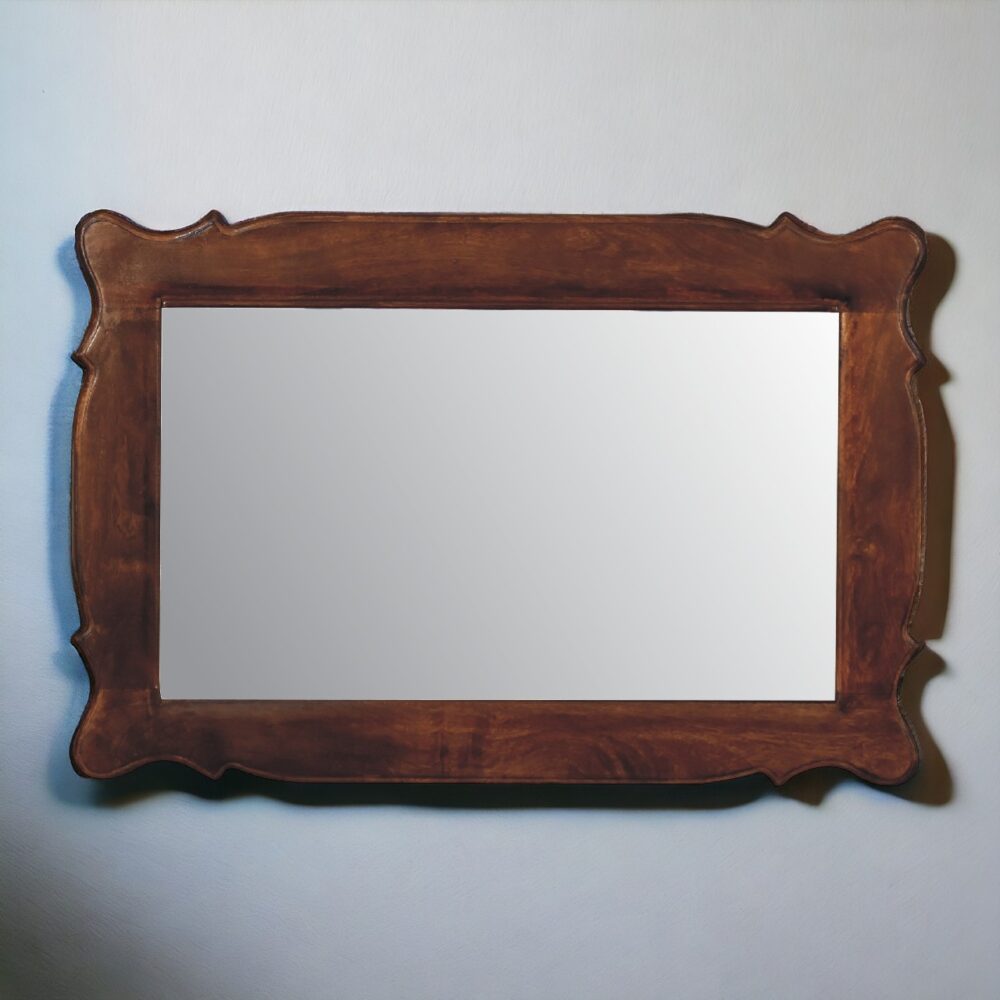 Chestnut Oblong Mirror Frame - Image 10