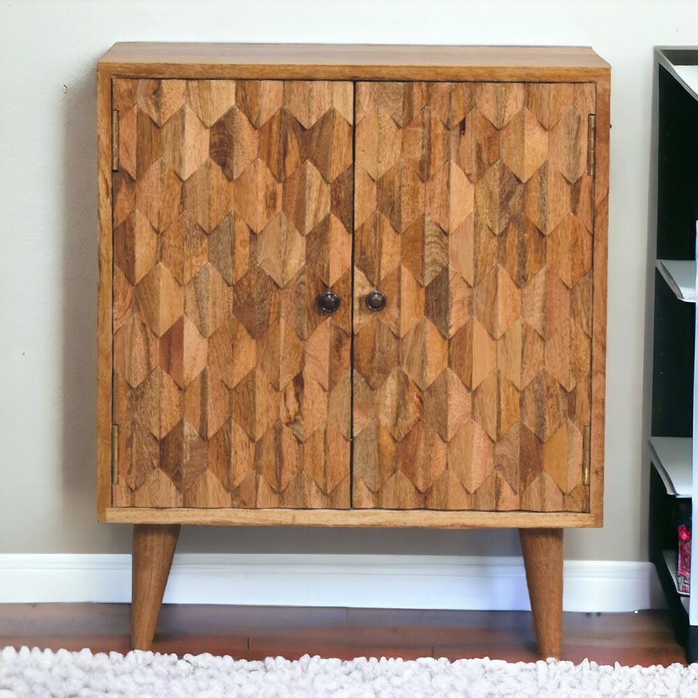 Mini Pineapple Carved Cabinet - Image 10