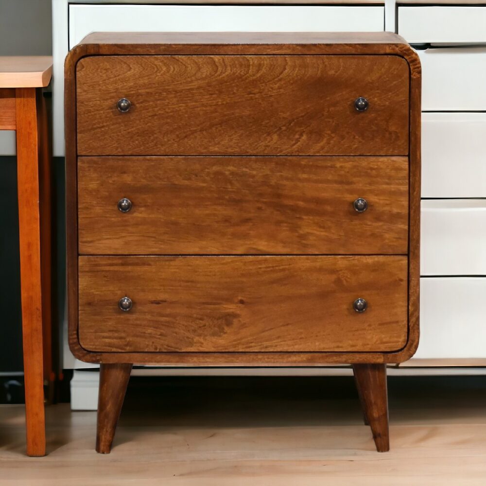 Mini Curved Chestnut Chest - Image 11